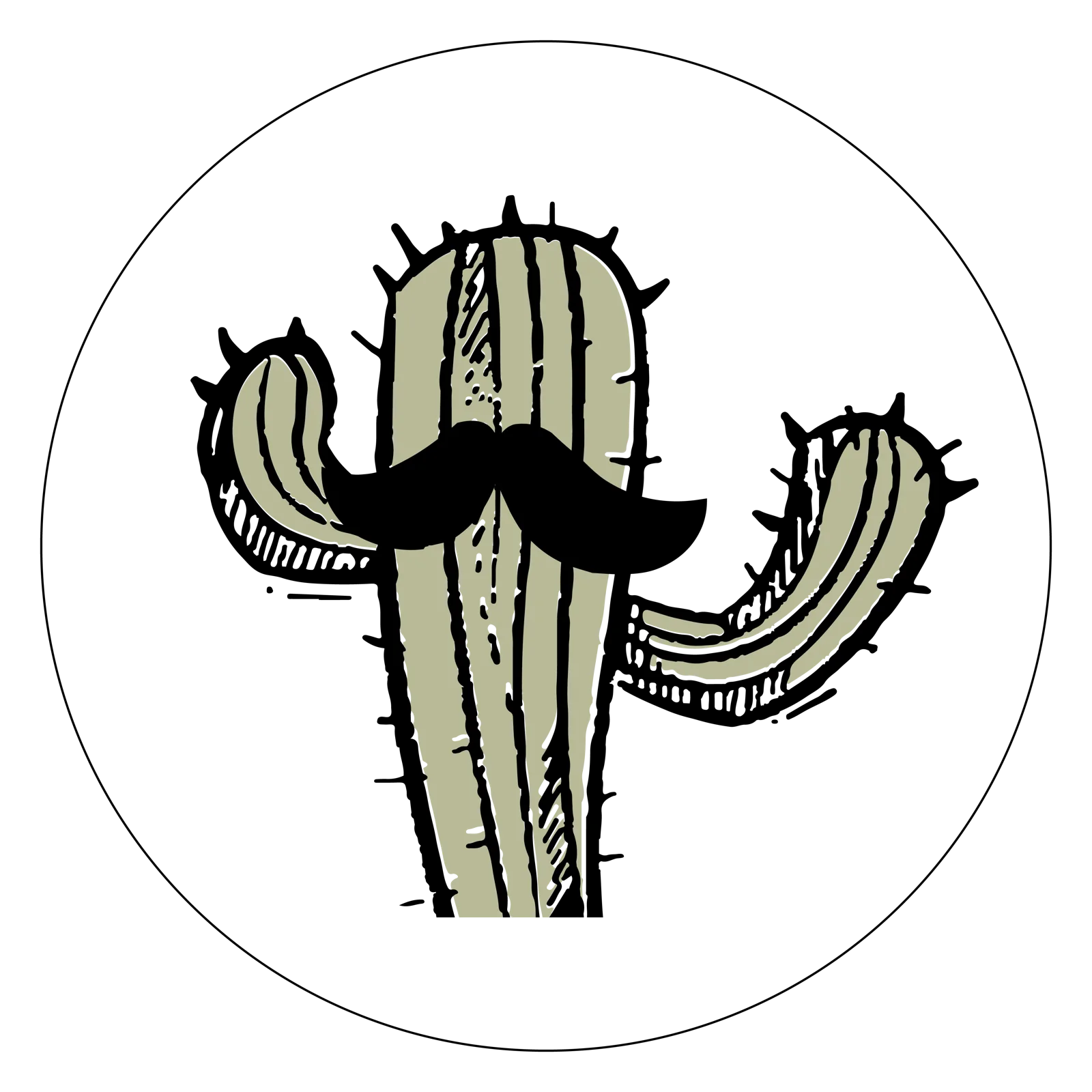 Ilustración del cactus del logo de Chimichangas